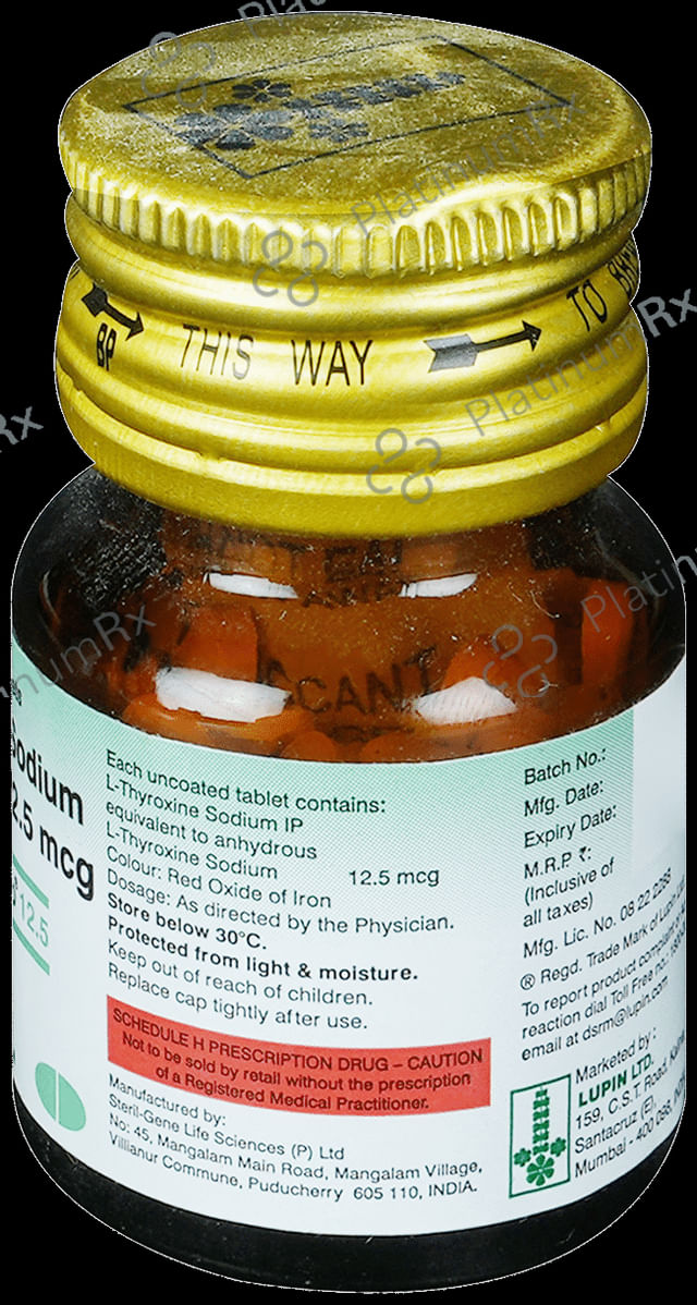 Thyroup 12.5mcg Tablet 120s