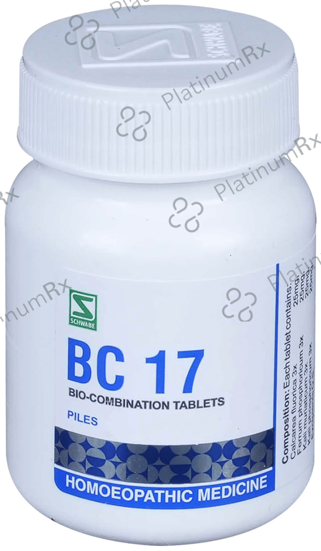 Dr Willmar Schwabe India Bio-Combination 17 (BC 17) Tablet 25 gm