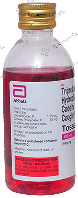 New Tossex10/1.25mg Syrup 100ml