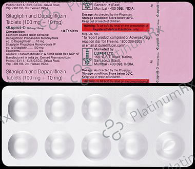 Lupisit D 10/100mg Tablet 10s