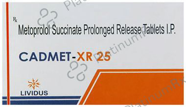Cadmet 25mg Tablet XR 10s