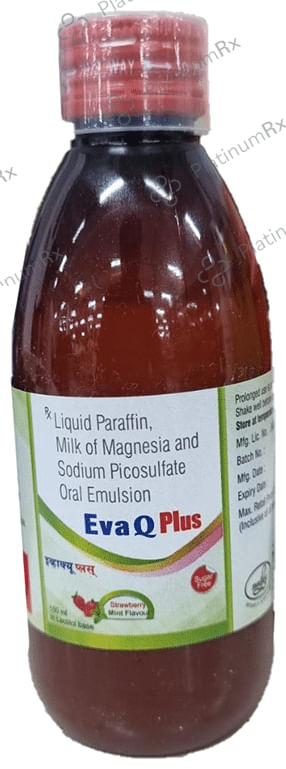 Eva Q Plus Strawberry Mint Sugar Free Oral Emulsion 150ml
