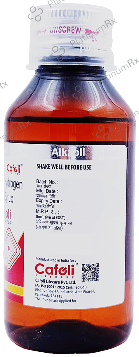 Alkaoli Syrup 1.14g Ice Cream Sugar Free 100ml