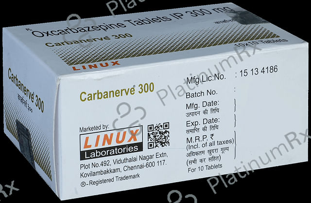 Carbanerve 300mg Tablet 10s