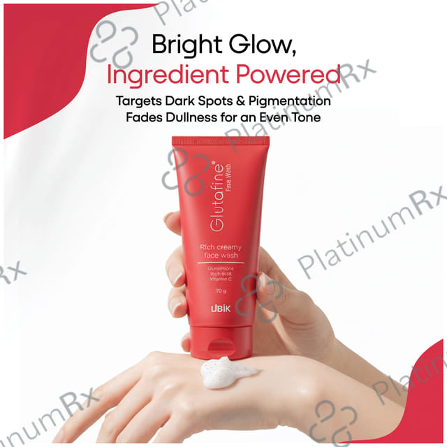 Glutafine Rich Creamy Face Wash 70gm
