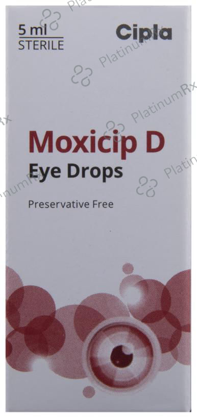 Moxicip D Eye Drop 5ml