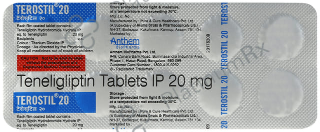 Terostil 20mg Tablet 10s