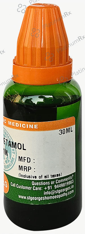 St George 125mg Paracetamol Dilution 1M 30ml