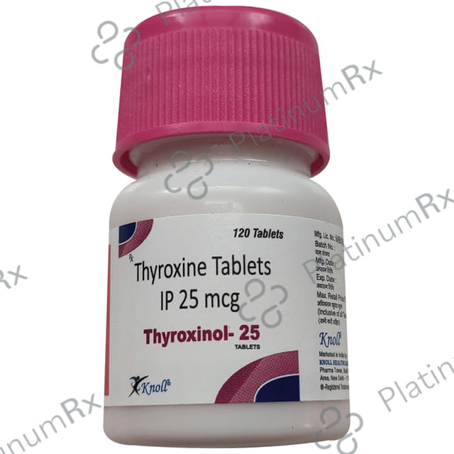 Thyroxinol 25 Tablet 100 Tablet