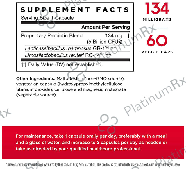 Jarrow Formulas Women's Fem Dophilus Veggie Capsule - For Vaginal & Urinary Tract Health