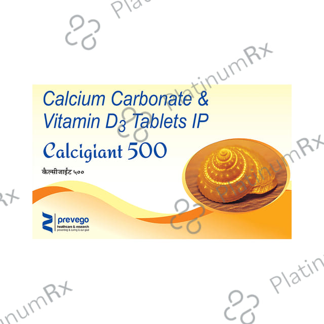 Calcigiant 500mg Tablet 15s