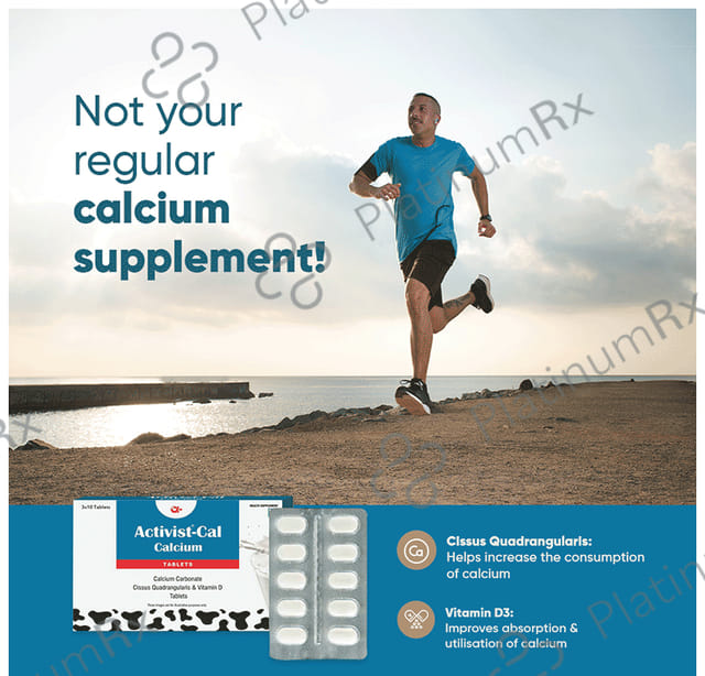 Activist Cal Calcium Tablet 3X10s