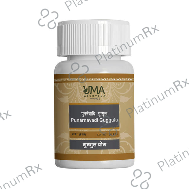 Uma Ayurveda Punarnavadi Guggul Tablet 80 tablets