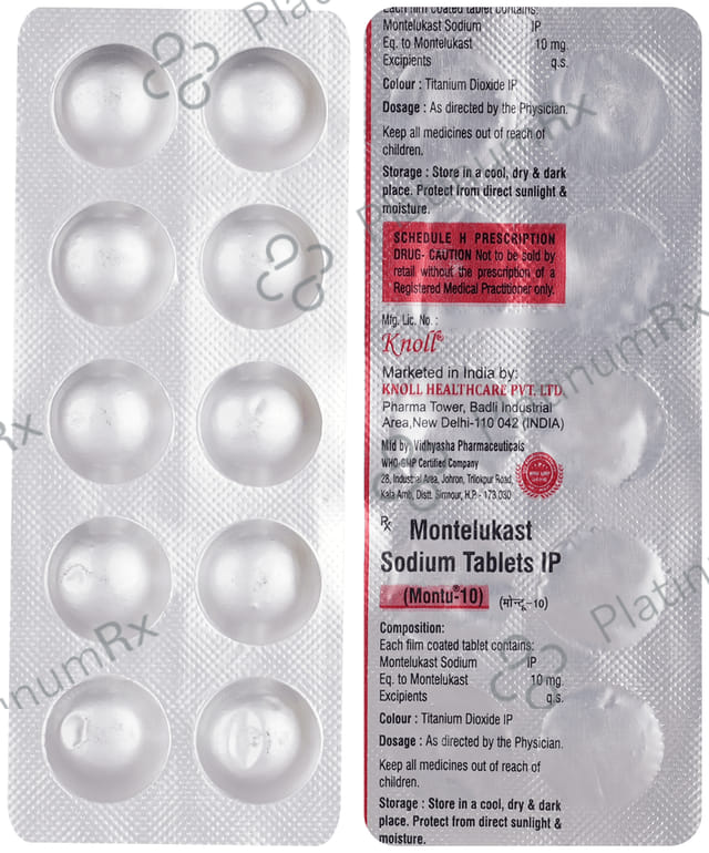 Montu 10mg Tablet 10s