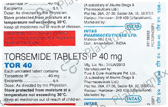 TOR 40mg Tablet