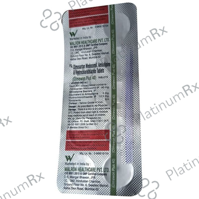 Olmewon Plus 40 Tablet