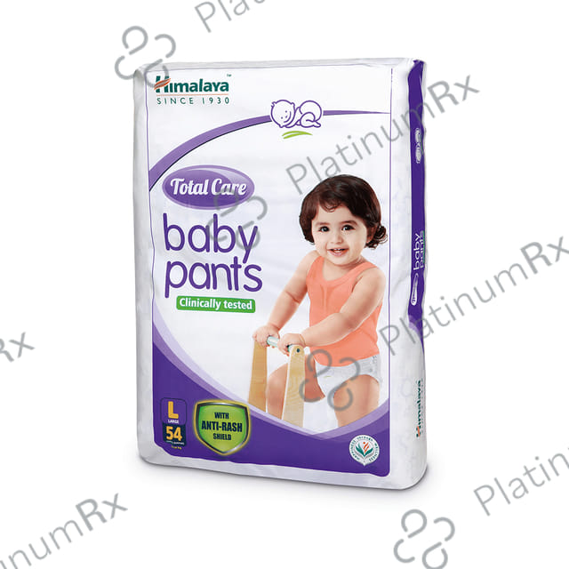 Himalaya Total Care Baby Pants - With Anti-Rash Shield & Wetness Indicator - Size Large 54 diapers