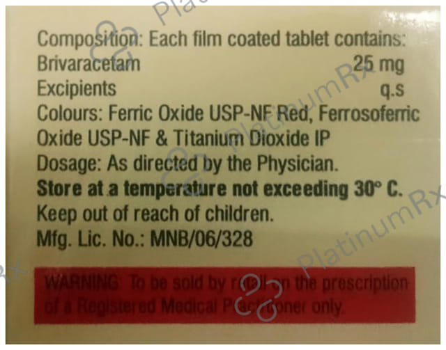 Brivgard 25mg Tablet 10s