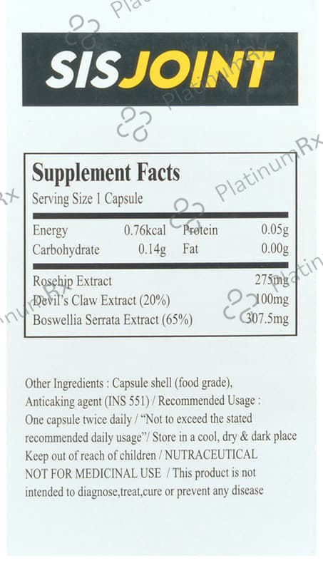 Sisjoint Capsule 15s