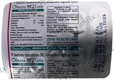 Glimzen-MV2 Forte Tablet SR