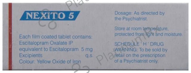 Nexito 5mg Tablet 10s