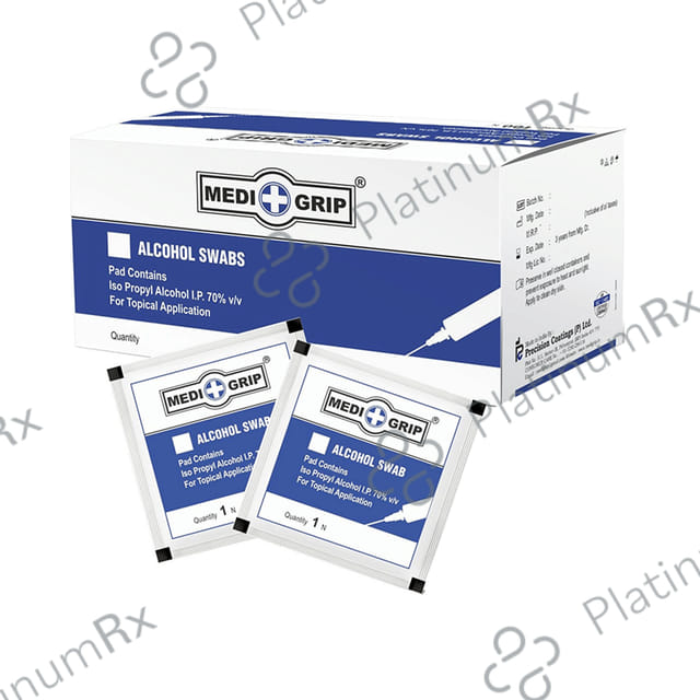 Medigrip Alcohol Swab 100 swabs