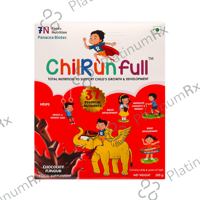 ChilRunfull 2+ Drink For Children’s Growth and Development Chocolate 200 gm