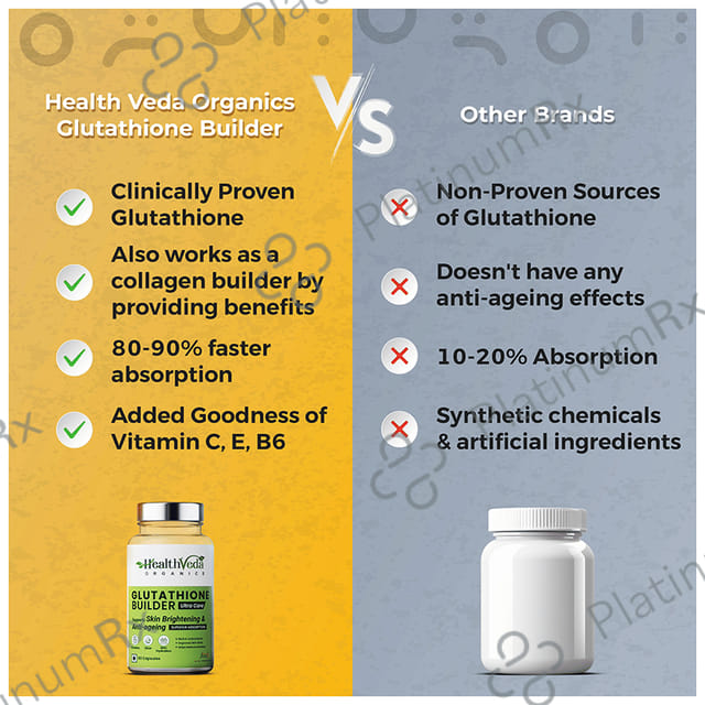 Health Veda Organics Glutathione Builder Capsule
