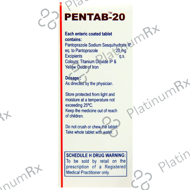 Pentab 20mg Tablet 10s
