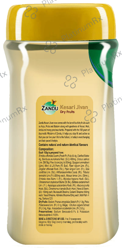 Zandu Kesari Jivan for Strength & Stamina - Dry Fruits 450 gm