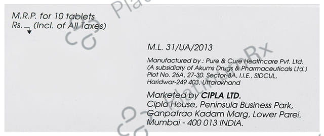 Dilvas 2.5mg Tablet 10s