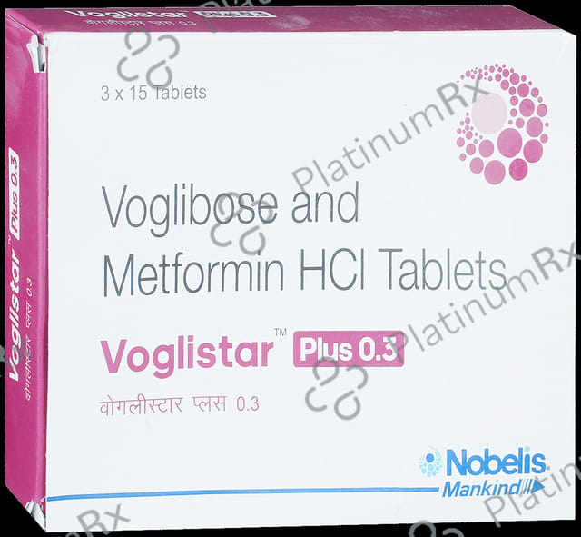 Voglistar Plus 0.3mg Tablet 15s