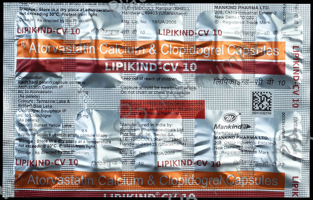 Lipikind CV 10/75mg Capsule 10s