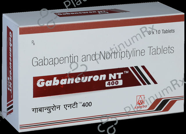 Gabaneuron NT 400/10mg Tablet 10s