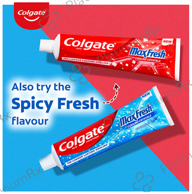 Colgate Maxfresh with Cooling Crystals Anticavity Peppermint Ice Toothpaste 80gm