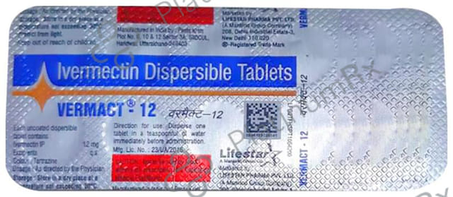 Vermact 12 Tablet DT 10 Tablet DT