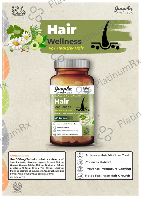 Guapha Ayurveda Hair Wellness Tablet