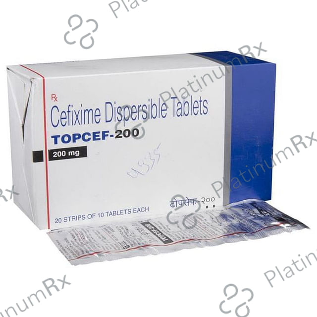 Topcef 200mg Tablet DT 10s
