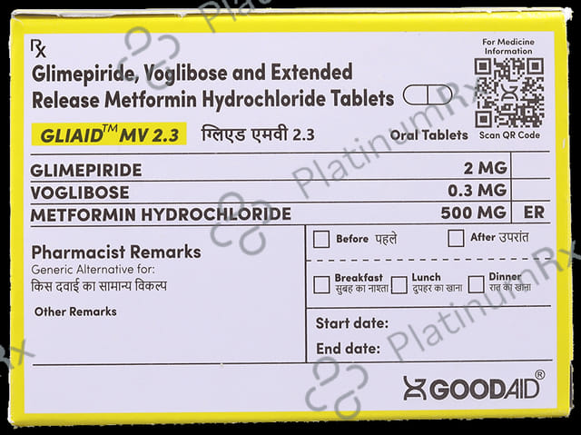 Gliaid MV 2.3mg Tablet ER 10s