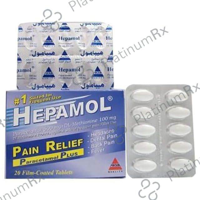 Hepamol 500/50mg Tablet 10s
