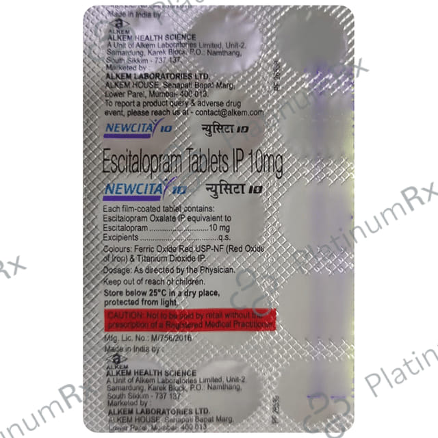 Newcita 10mg Tablet 15s
