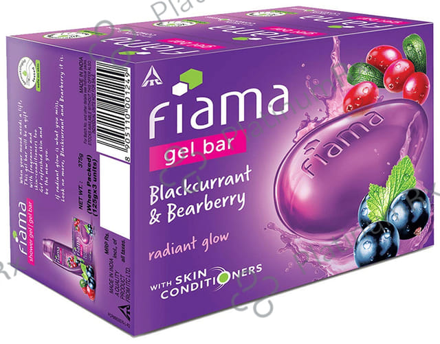 Fiama Gel Bar (125gm Each) Blackcurrant & Bearberry