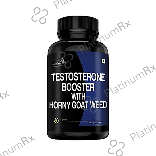 Simply Herbal Testosterone Booster With Horny Goat Weed Capsule