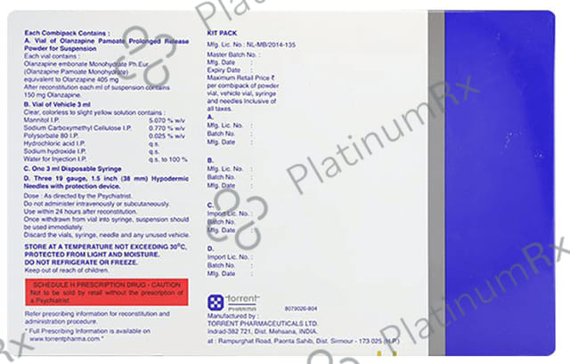 Tolaz LA 405mg Injection 1s