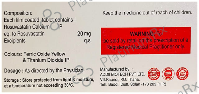 Gnx Rose 20mg Tablet 10s