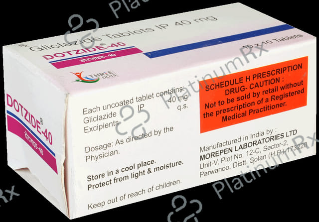 Dotzide 40mg Tablet 10s