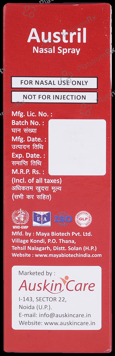 Austril 27.5mcg Nasal Spray