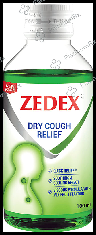 Zedex Cough 2/10mg Syrup 100ml