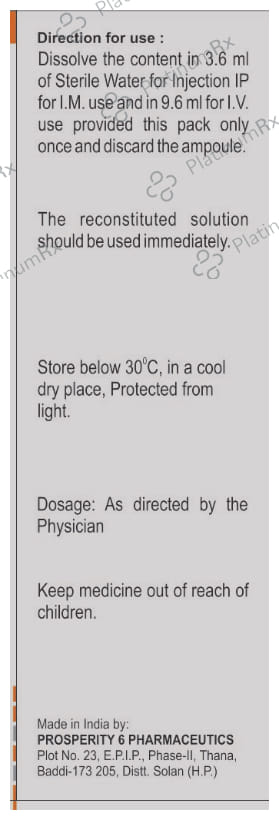 Ceftamart T 281.25mg Injection