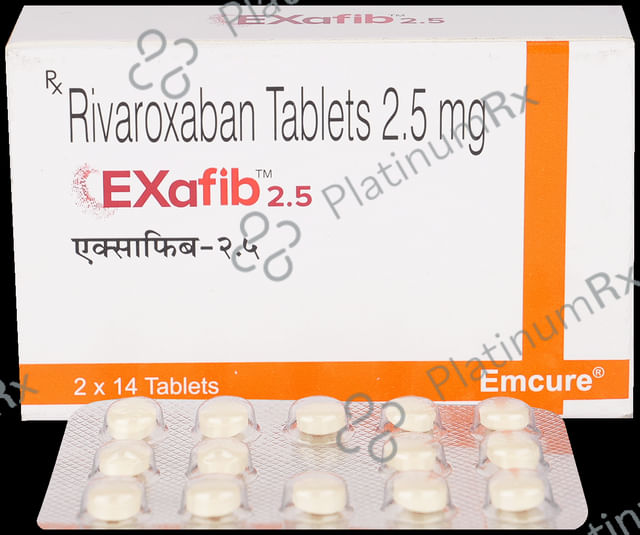 Exafib 2.5mg Tablet 14s